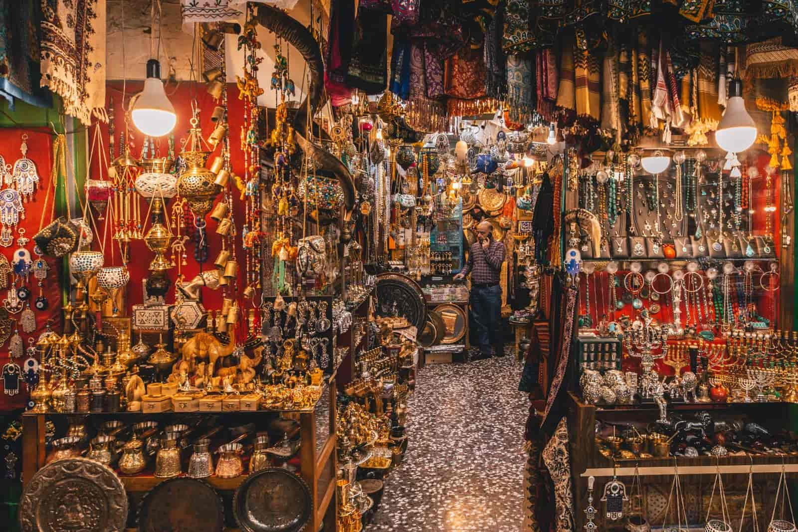 colorful bazars